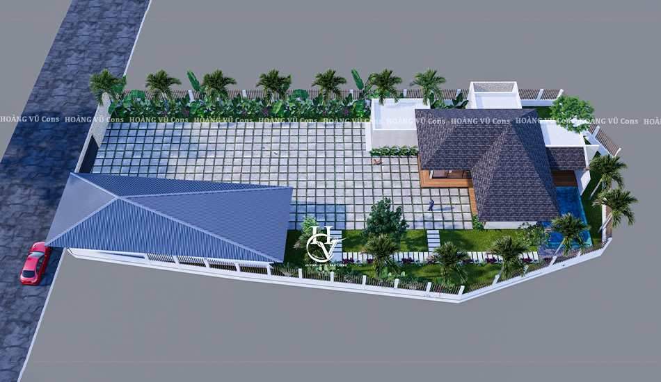 Thiết kế và thi công nhà vườn - Nhà Của Mẹ - HoangVuCons Xây Dựng Hoàng Vũ